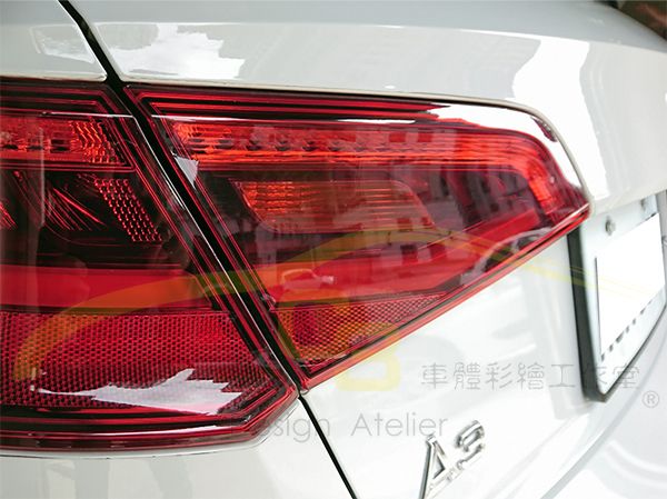 Audi 奧迪 A3 S3 倒車燈改色貼片 (13~16年專用款) Audi,奧迪,A3,S3,倒車燈,改色,貼片,車標,造型,貼紙,變色 改裝品,專用款