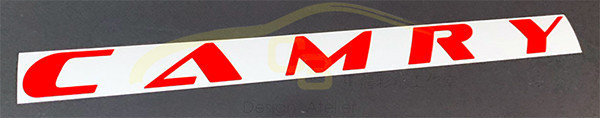 Camry 前保桿 文字貼 Camry,前保桿,文字貼,造型,卡夢,貼紙,裝飾,豐田,車貼,車身,膜,車用膠膜 貼,車標,貼