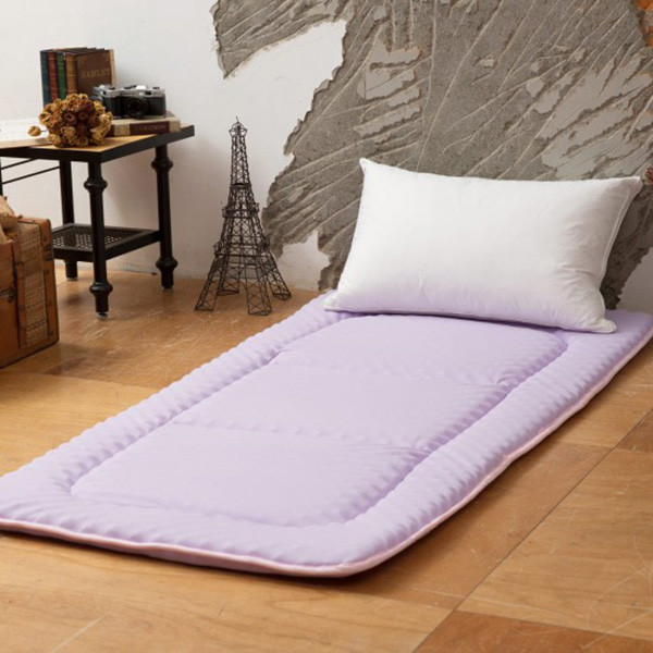 LAMINA 輕便日式床墊5cm-薰衣紫(雙人) 吸濕排汗床墊,5公分,三折收納床墊,雙人床墊