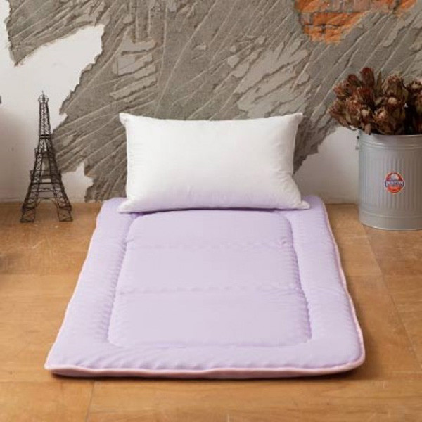 LAMINA 輕便日式床墊5cm-薰衣紫(雙人) 吸濕排汗床墊,5公分,三折收納床墊,雙人床墊