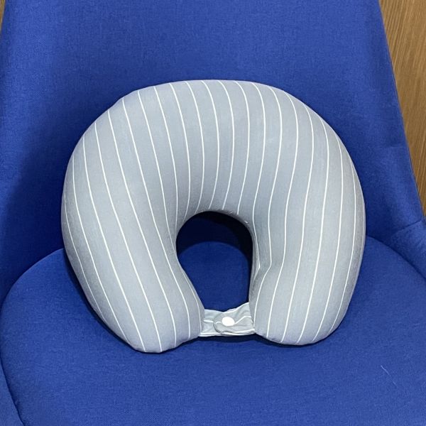 LAMINA 風格條紋兩用午安枕x頸枕-藍-1入 午安枕/頸枕,填充,枕頭,風格條紋兩用午安枕x頸枕