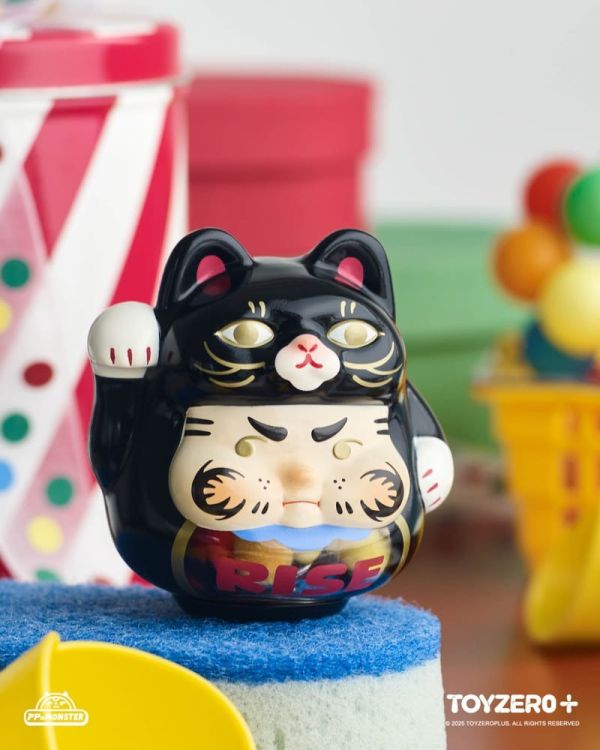 現貨 盲盒 TOYZEROPLUS PPXMONSTER 達摩閃閃個性小貓 