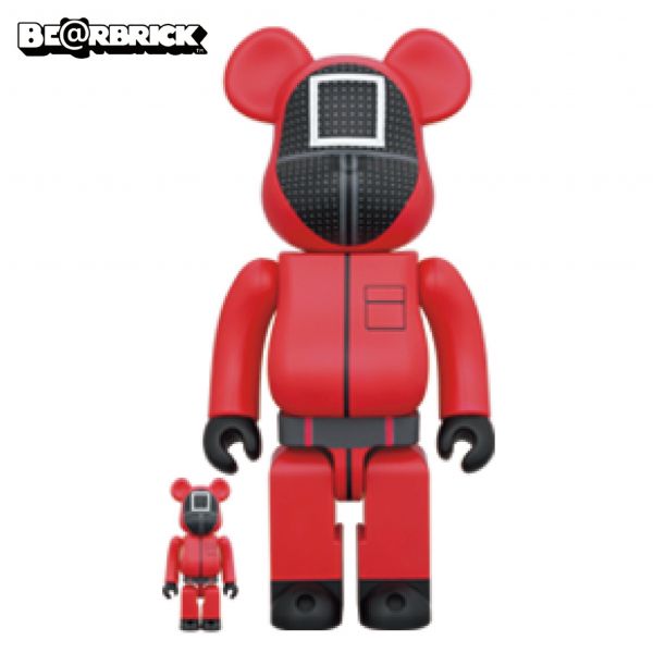 現貨 BE@RBRICK  100% &400% 魷魚遊戲 SQUID GAME GUARD 正方 