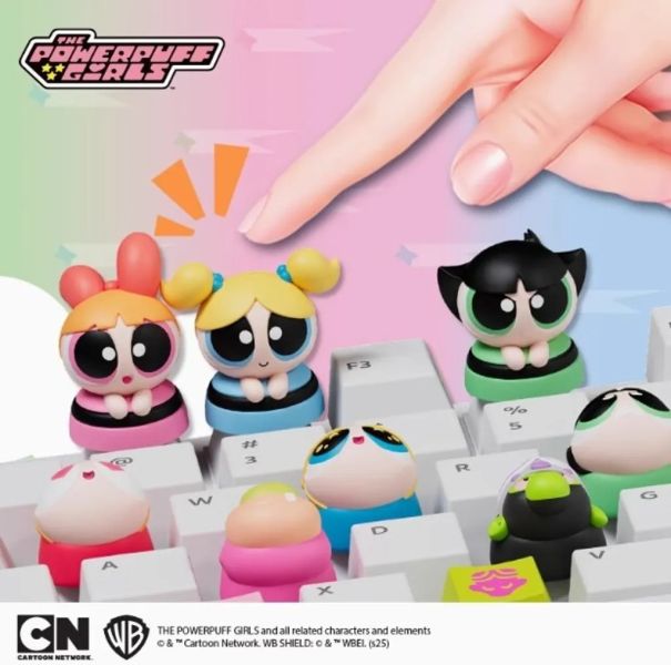 現貨 盲盒 SOAP 飛天小女警 指尖鍵帽萌粒 