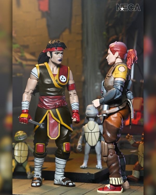 NECA 忍者龜 最後的浪人：失落的歲月 Casey Marie 與 Baby Odyn & Uno 7吋 可動 0706 