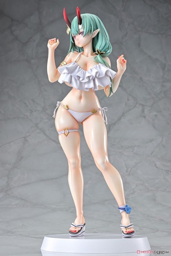 現貨 [18禁商品] Q-six 1/6 暁璃 明里醬 白色泳衣 PVC 