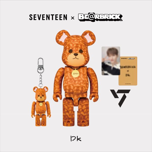 BE@RBRICK X SEVENTEEN 庫柏力克熊 李碩珉 DK 100%&amp;400%