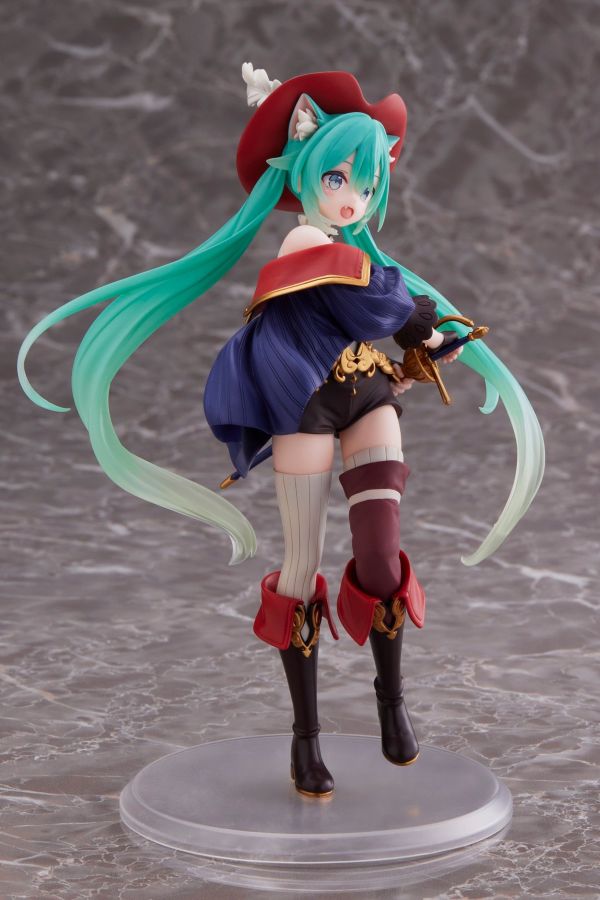 TAITO 景品 初音未來 Wonderland Figure 鞋貓劍客 0907 