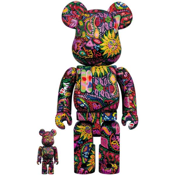 廠商特價 BE@RBRICK PSYCHEDELIC PAISLEY 迷幻佩斯利 400+100％ 