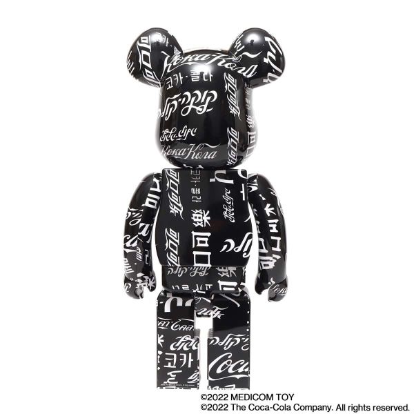 廠商特價 BE@RBRICK atmos × Coca-Cola TYPE-6 1000％ 黑可樂 