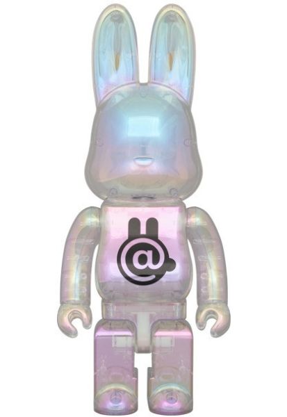 BE@RBRICK 庫柏力克熊 R@BBRICK CLEAR CHROME Ver. 100％ & 400％ 