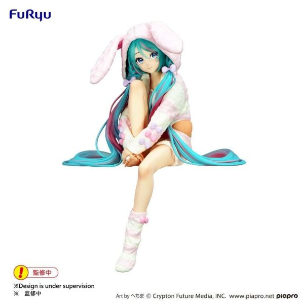 現貨 FURYU 景品 初音未來 泡麵蓋公仔 兔耳帽T ver. 
