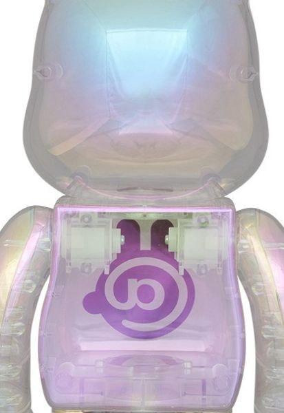 BE@RBRICK 庫柏力克熊 R@BBRICK CLEAR CHROME Ver. 100％ & 400％ 