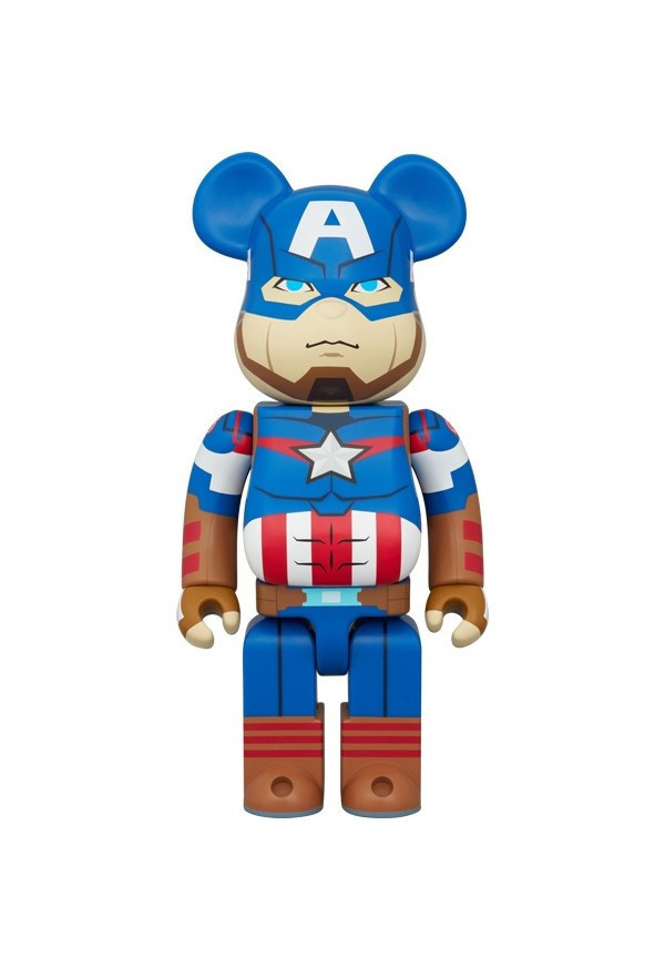 BE@RBRICK 庫柏力克熊 CAPTAIN AMERICA 400％ 美國隊長 