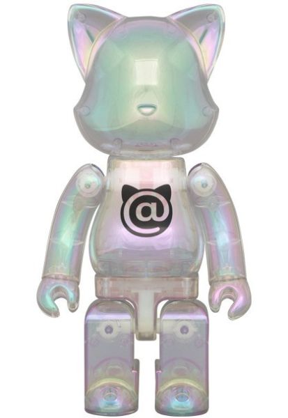 BE@RBRICK 庫柏力克熊 NY@BRICK CLEAR CHROME Ver. 100％ & 400％ 
