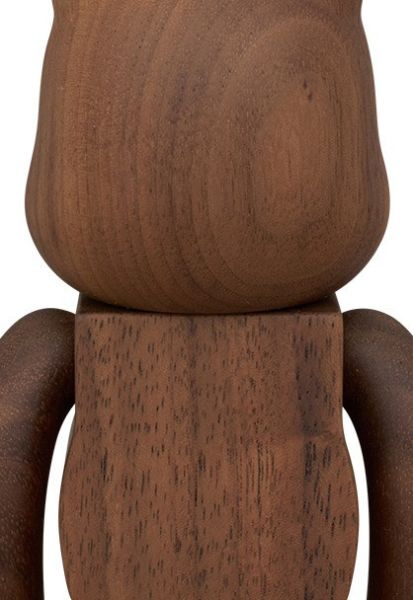 BE@RBRICK 庫柏力克熊 R@BBRICK カリモク ウォールナット 200％ 木頭 
