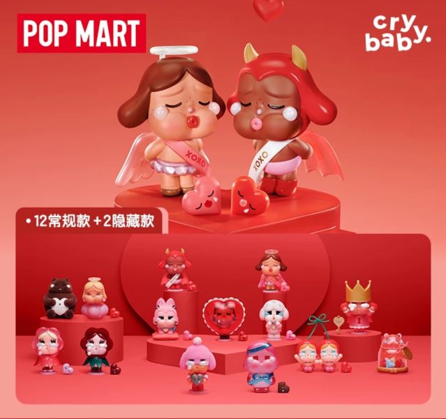 現貨 盲盒 泡泡瑪特 CRYBABY 愛神的眼淚系列 