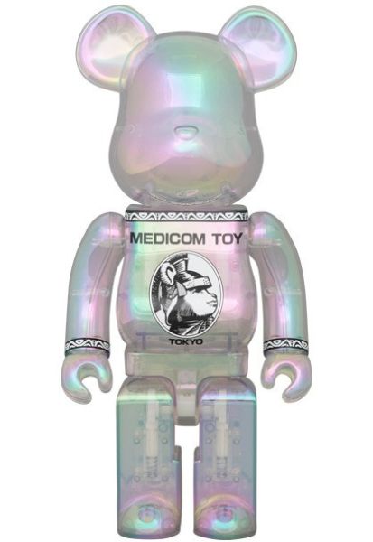 BE@RBRICK 庫柏力克熊 CENTURION CLEAR CHROME Ver. 100％ & 400％ 