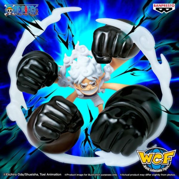 BANPRESTO 景品 航海王 WCF SPECIAL 蒙其.D.魯夫 五檔 伸縮自如的白色橡膠槍亂打 0904 