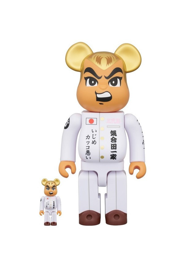 BE@RBRICK 庫柏力克熊 気合田くん 3 100％ & 400％ 