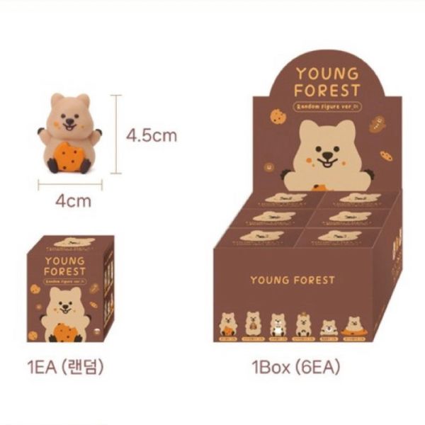 現貨 盲盒 韓國 YOUNG FOREST 袋鼠 公仔 