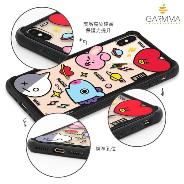 BT21 iPhone11系列 玻璃殼 宇宙明星繽粉樂B款 