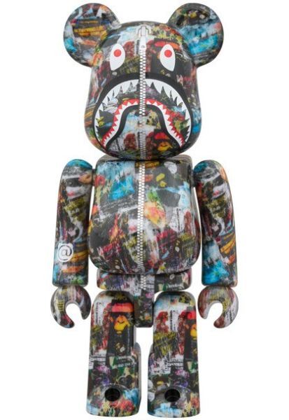 BE@RBRICK BAPE(R) LEGACY CAMO SHARK GRAY／RED／NAVY 100％ & 400％ 3 PCS SET 1000％ 