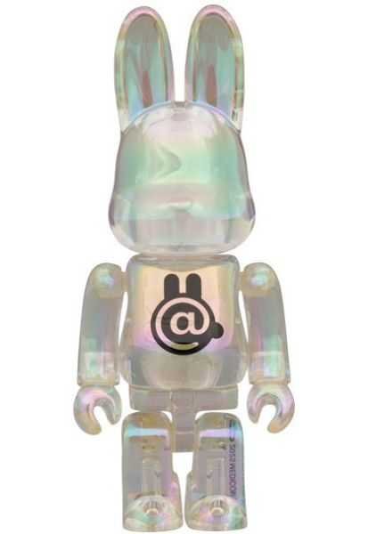 BE@RBRICK 庫柏力克熊 R@BBRICK CLEAR CHROME Ver. 100％ & 400％ 