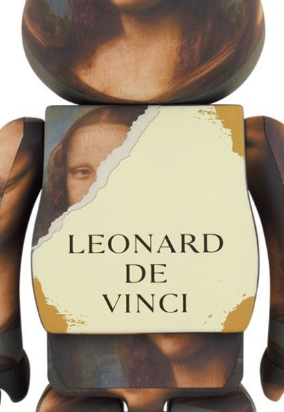 BE@RBRICK 庫柏力克熊 LEONARD DE VINCI Mona Lisa 1000% 