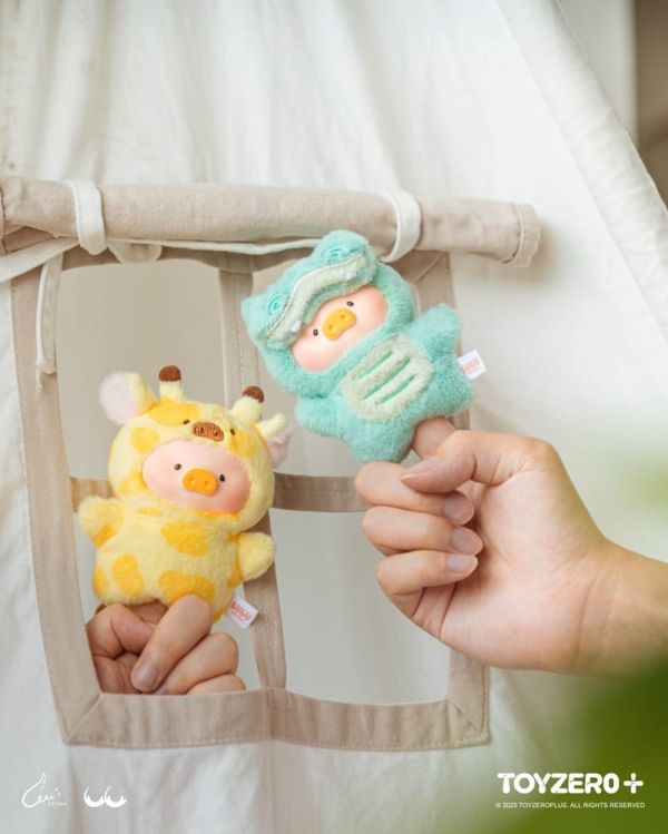 現貨 盲盒 TOYZWRO+ LULU豬 動物派對 森林劇場 膠臉指偶吊飾 