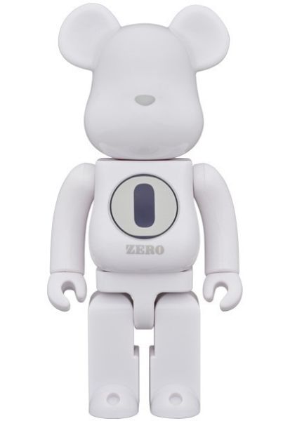 BE@RBRICK ROBERT INDIANA × 藤元浩 500%&1000％ 白色 