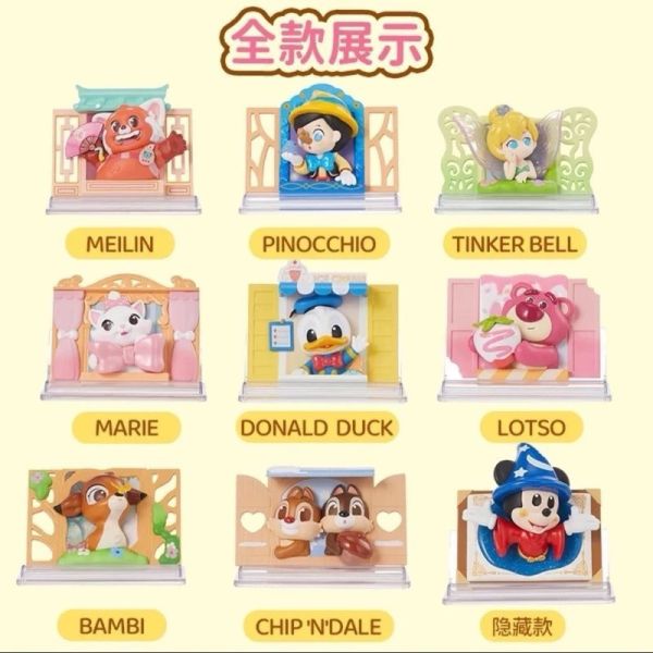 現貨 盲盒 MINISO 迪士尼 窗邊故事系列 