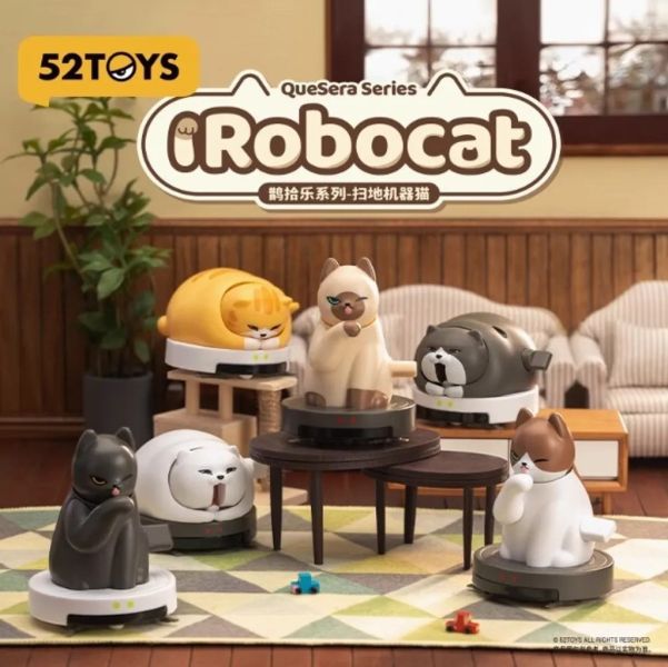 現貨 盲盒 52TOYS 鵲拾樂 掃地機器貓 