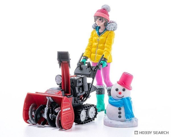 PLAMAX minimum factory Minori with Honda小型除雪機HSS1170n(JX) 組裝模型 0924 