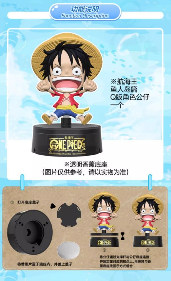 現貨 盲盒 航海王 魚人島 香薰底座 