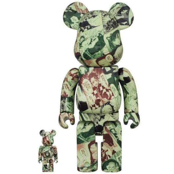 BE@RBRICK 庫柏力克熊 鬼滅之刃 100%&400% 