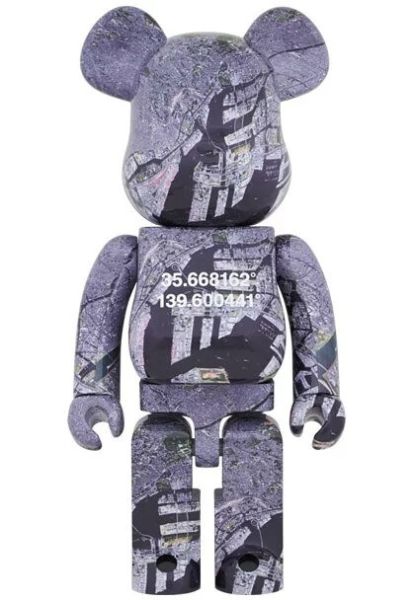 廠商特價 BE@RBRICK TOKYO OVERVIEW 衛星圖 日本東京 1000% 