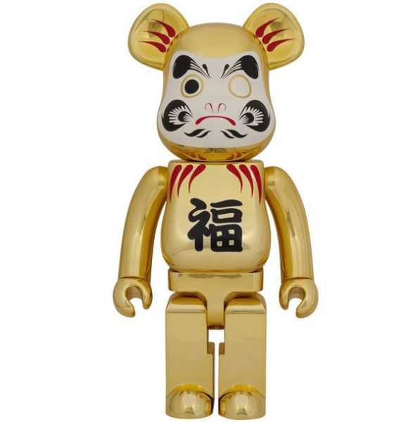 BE@RBRICK 庫柏力克熊 達磨 金メッキ 1000％ 達摩 