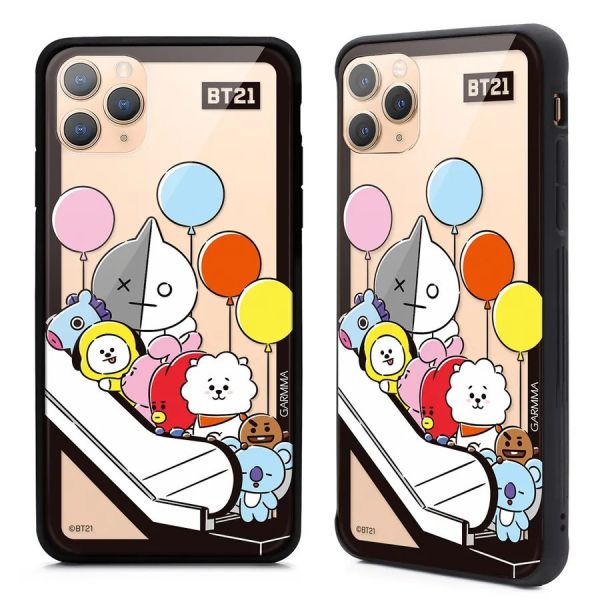 BT21 iPhone11系列 玻璃殼-宇宙明星逛街去 