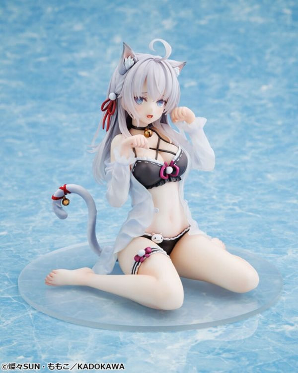 KADOKAWA 1/7 不時輕聲地以俄語遮羞的鄰座艾莉同學 艾莉 原作版 貓耳Ver.PVC 0810 