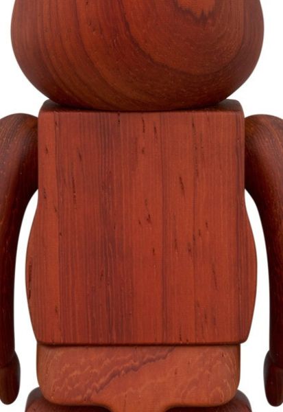BE@RBRICK 庫柏力克熊 カリモク パドゥーク 200％ 木頭熊 