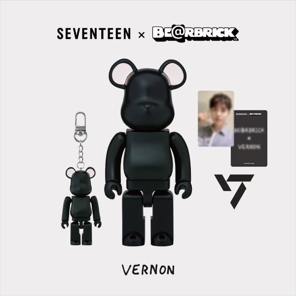 BE@RBRICK X SEVENTEEN 庫柏力克熊 崔瀚率 VERNON 100%&amp;400%