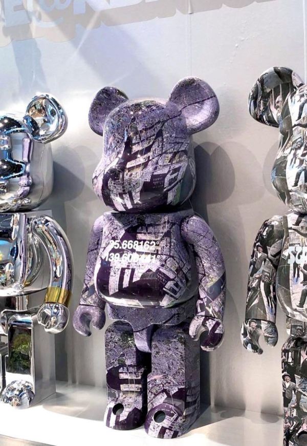 廠商特價 BE@RBRICK TOKYO OVERVIEW 衛星圖 日本東京 1000% 