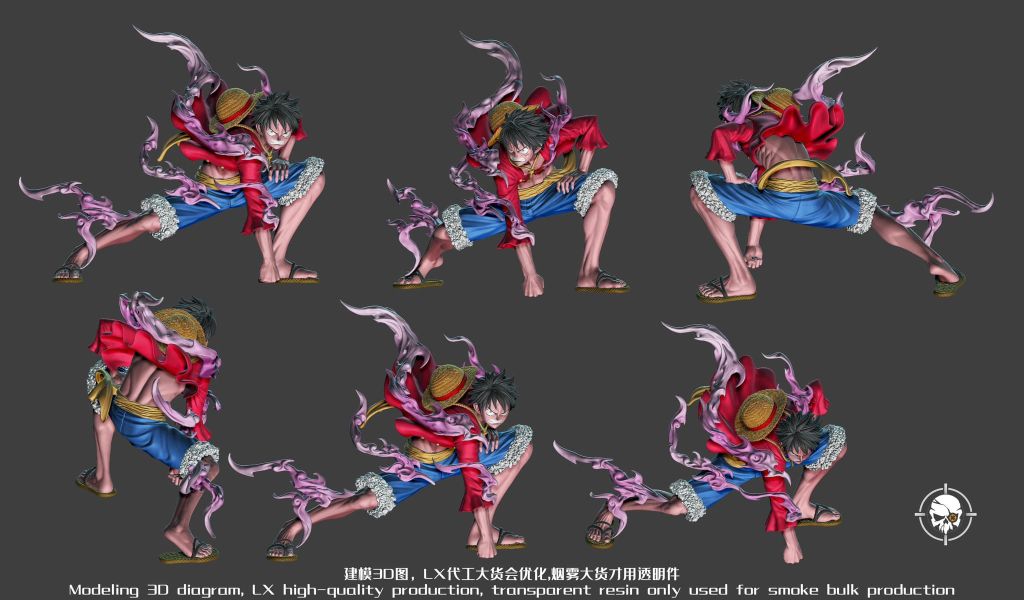 海賊王 GK蒐藏雕像 蒙奇D魯夫 [LX&八倍鏡工作室] 0722 