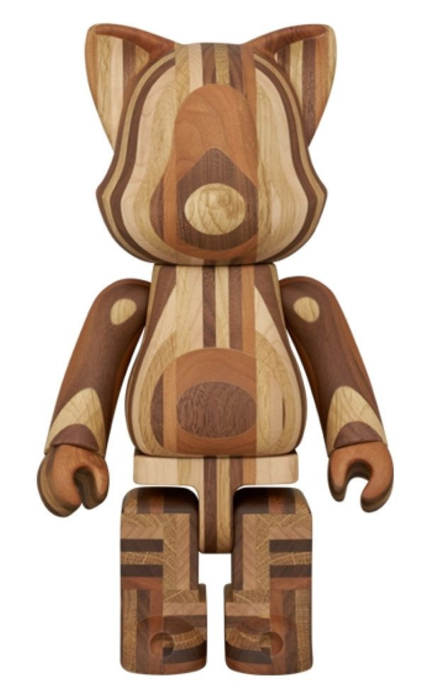 BE@RBRICK 庫柏力克熊 NY@BRICK karimoku 寄木 400％ 