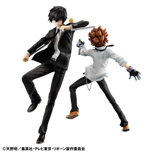 Megahouse G.E.M. 家庭教師 澤田綱吉＆雲雀恭彌＆里包恩 套組 PVC 0713 