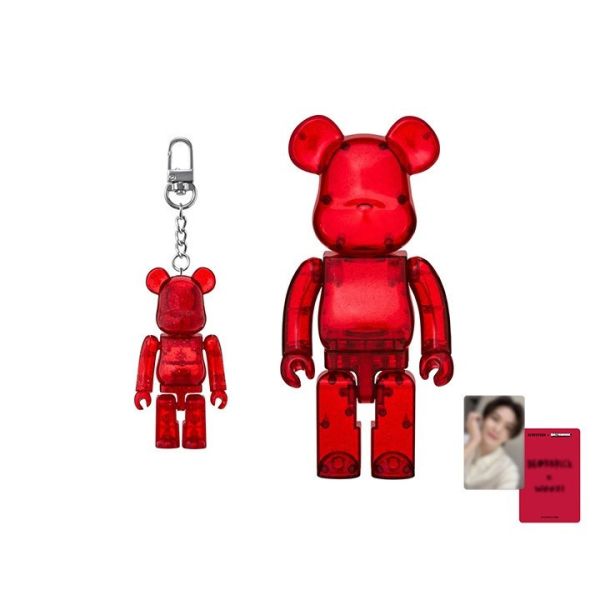 BE@RBRICK X SEVENTEEN 庫柏力克熊 李知勳 WOOZI 100%&400% 