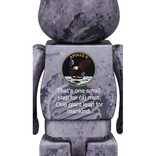 BE@RBRICK MOON FOOTPRINTS 100％ & 400％ 月球 腳印 太空 