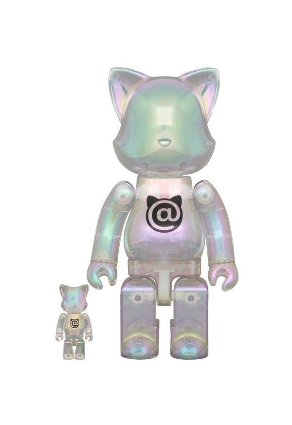 BE@RBRICK 庫柏力克熊 NY@BRICK CLEAR CHROME Ver. 100％ & 400％ 