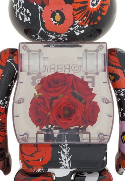 展示品 BE@RBRICK 1000% Flor@ Flora 肚中花 